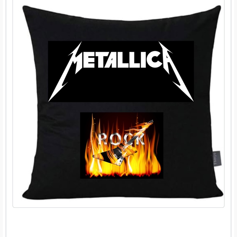 Metallica Throw Pillow Cover